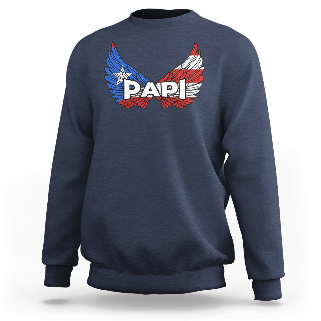 Papi Puerto Rican Father's Day Sweatshirt - Wonder Print Shop