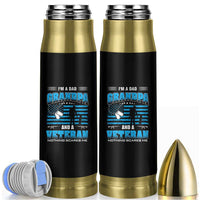 Gifts For Dad Bullet Tumbler I'm A Dad Grandpa And A Veteran Nothing Scares Me