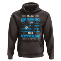 Father's Day Hoodie I'm A Dad Grandpa And A Veteran Nothing Scares Me - Wonder Print Shop