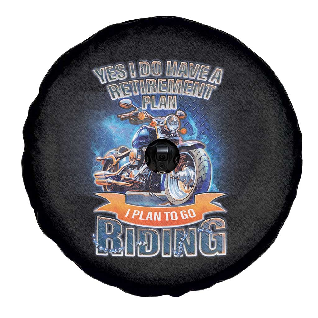 Retirement Plan Motorcycle Spare Tire Cover I Plan To Go  Riding Rider