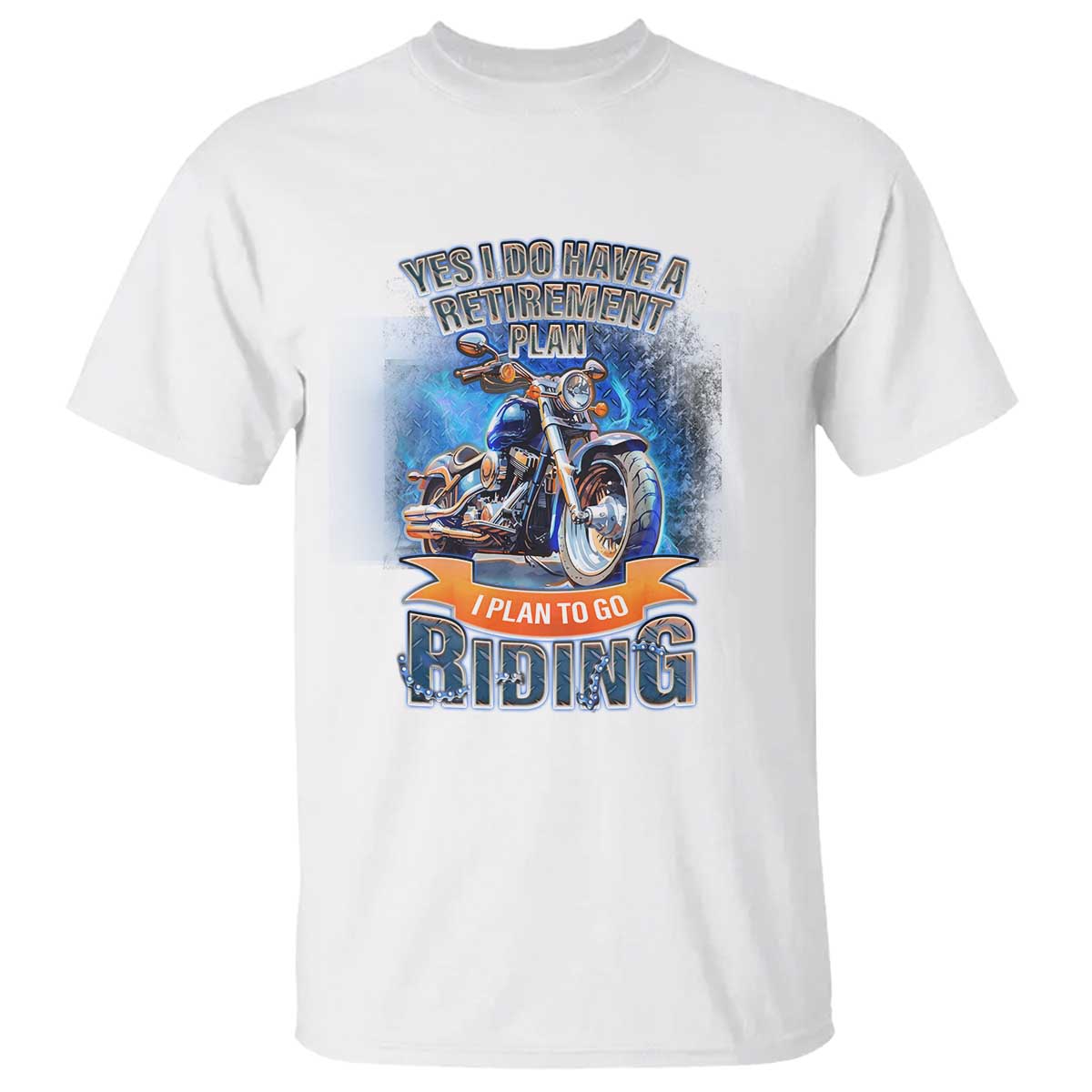 Retirement Plan Motorcycle Lover T Shirt I Plan To Go  Riding Rider - Wonder Print Shop
