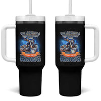 Retirement Plan Motorcycle Lover Tumbler With Handle I Plan To Go  Riding Rider