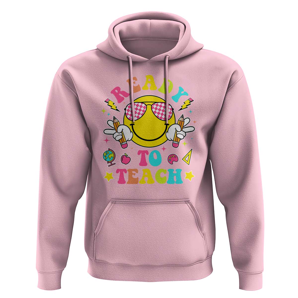 Funny Ready To Teach Teacher Back To School Hoodie - Wonder Print Shop