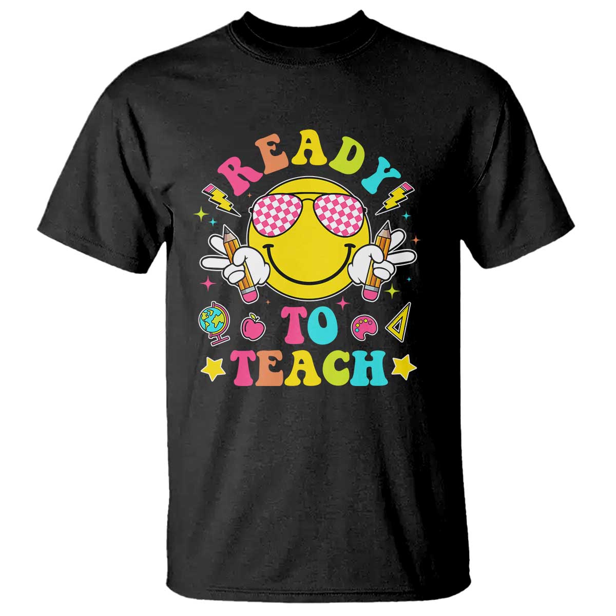 Funny Ready To Teach Teacher Back To School T Shirt - Wonder Print Shop