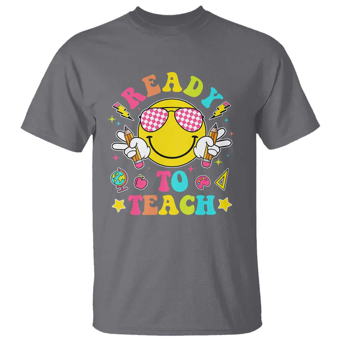 Funny Ready To Teach Teacher Back To School T Shirt - Wonder Print Shop
