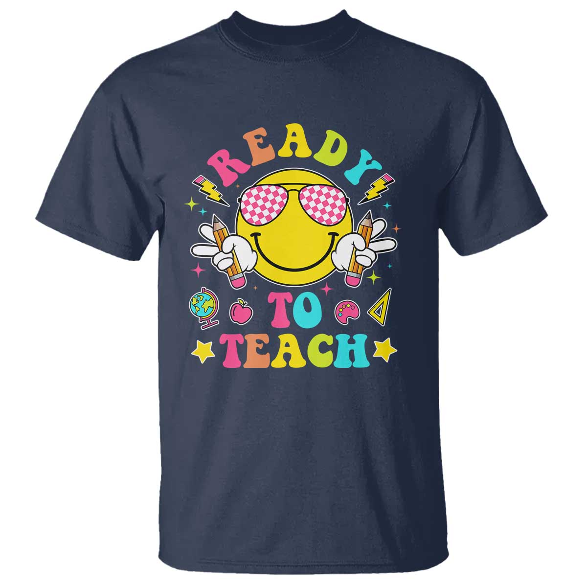 Funny Ready To Teach Teacher Back To School T Shirt - Wonder Print Shop