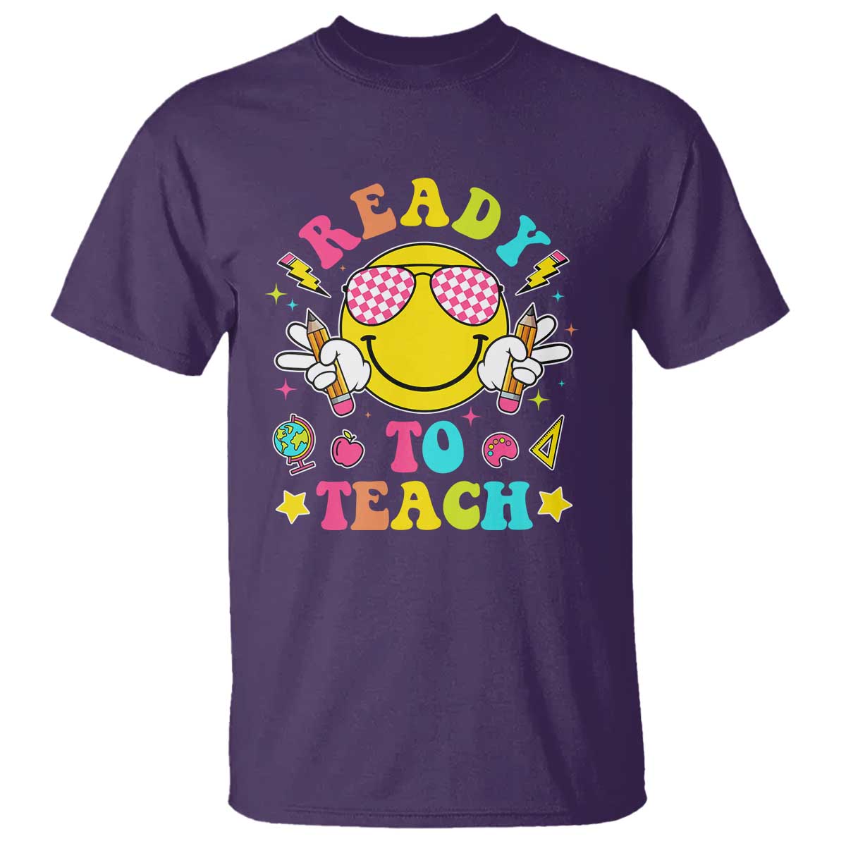 Funny Ready To Teach Teacher Back To School T Shirt - Wonder Print Shop