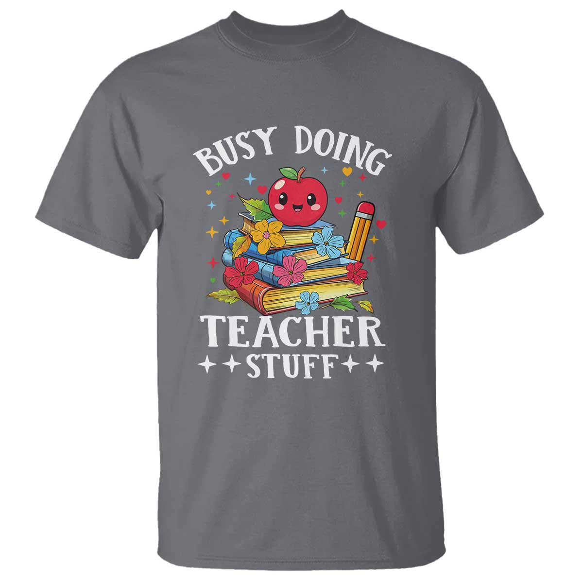 Funny Busy Doing Teacher Stuff Retro T Shirt - Wonder Print Shop