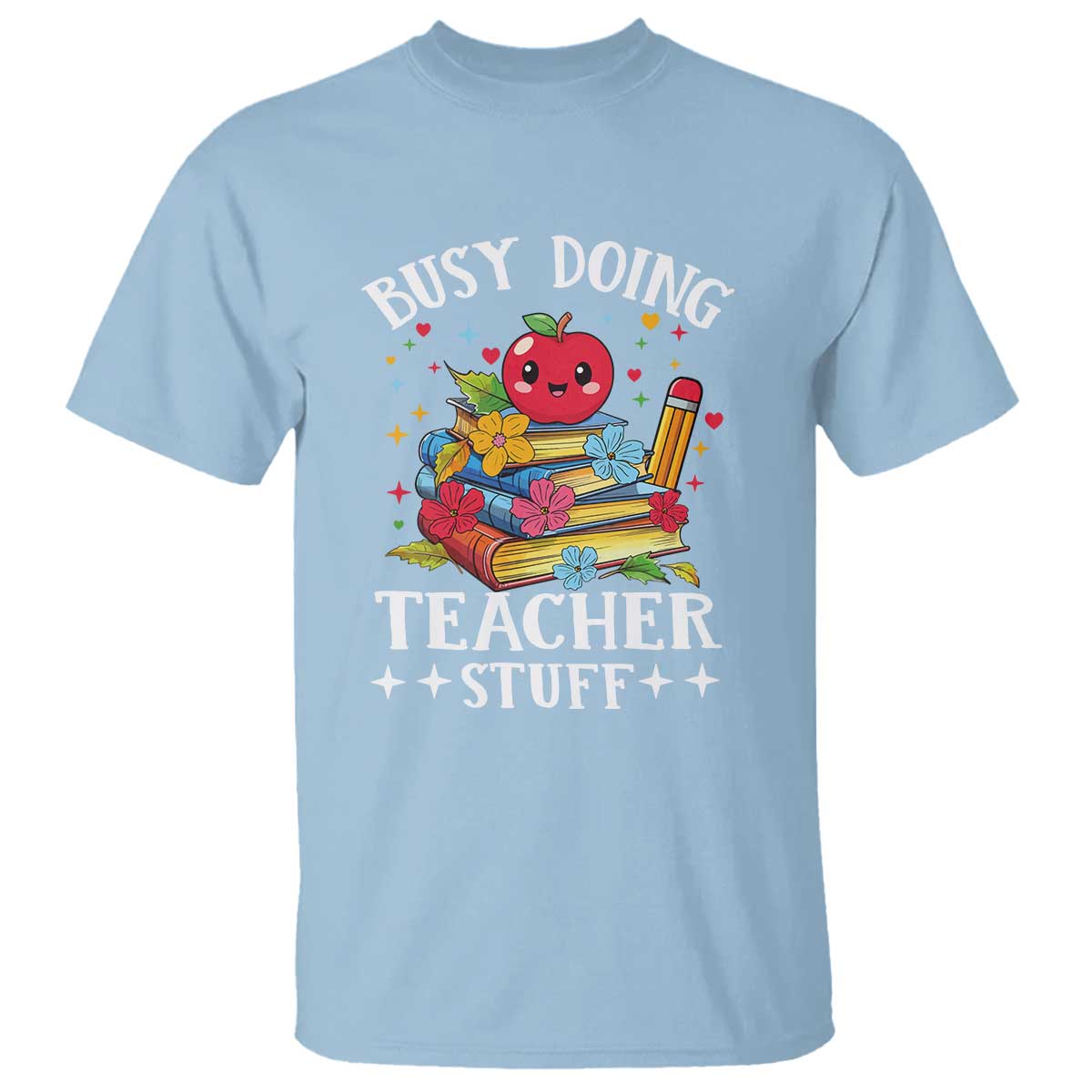 Funny Busy Doing Teacher Stuff Retro T Shirt - Wonder Print Shop