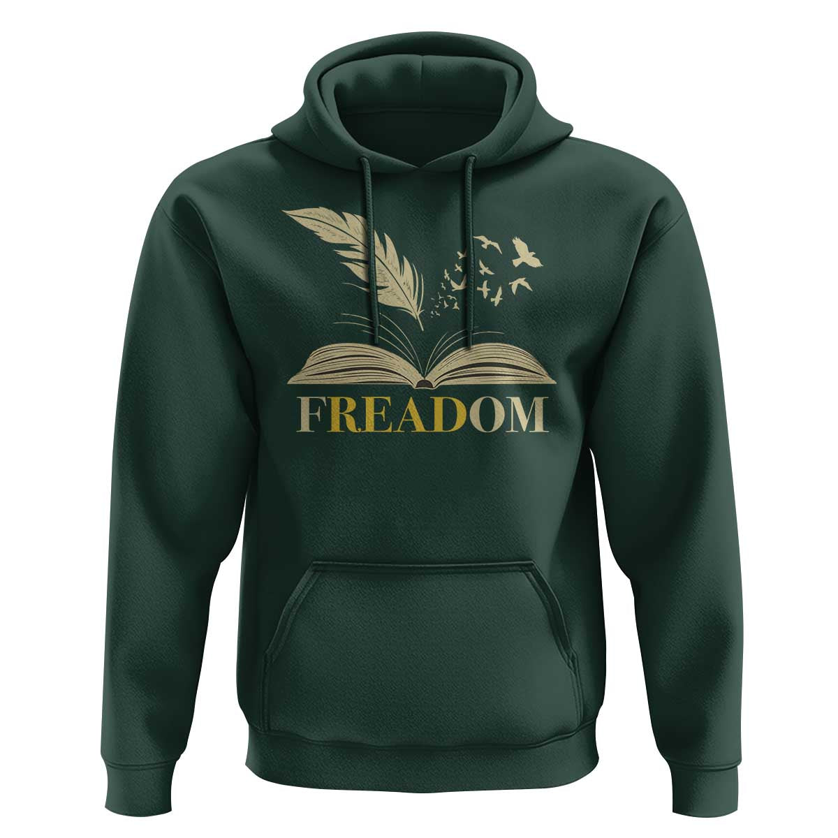 Book Lover Hoodie Reading Freadom Against Book Bans - Wonder Print Shop