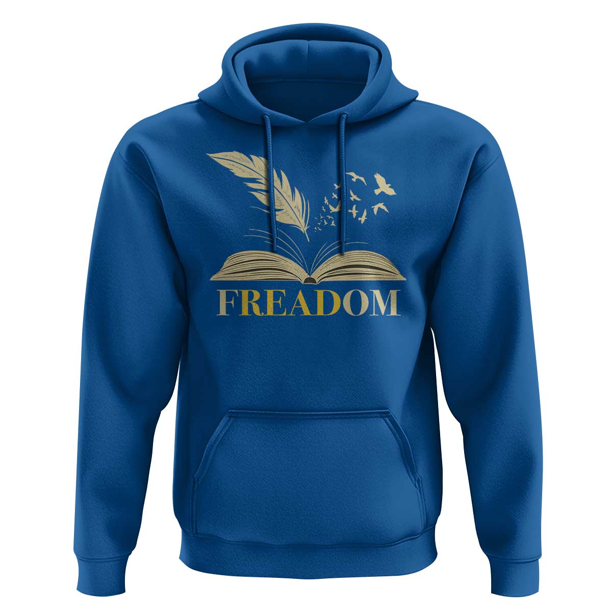 Book Lover Hoodie Reading Freadom Against Book Bans - Wonder Print Shop
