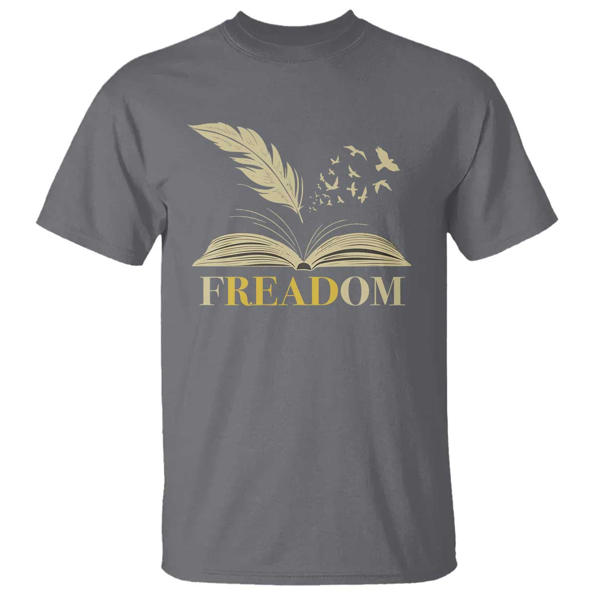 Book Lover T Shirt Reading Freadom Against Book Bans - Wonder Print Shop