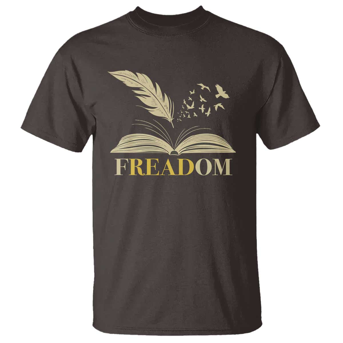 Book Lover T Shirt Reading Freadom Against Book Bans - Wonder Print Shop
