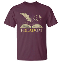 Book Lover T Shirt Reading Freadom Against Book Bans - Wonder Print Shop
