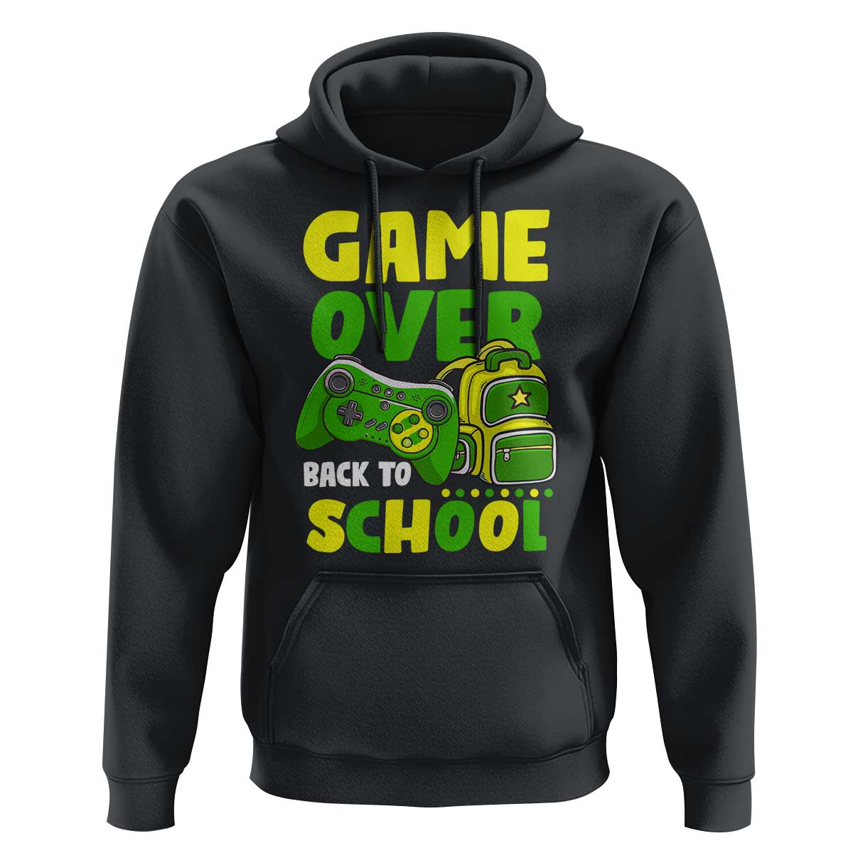 Funny Game Over Back To School Hoodie - Wonder Print Shop