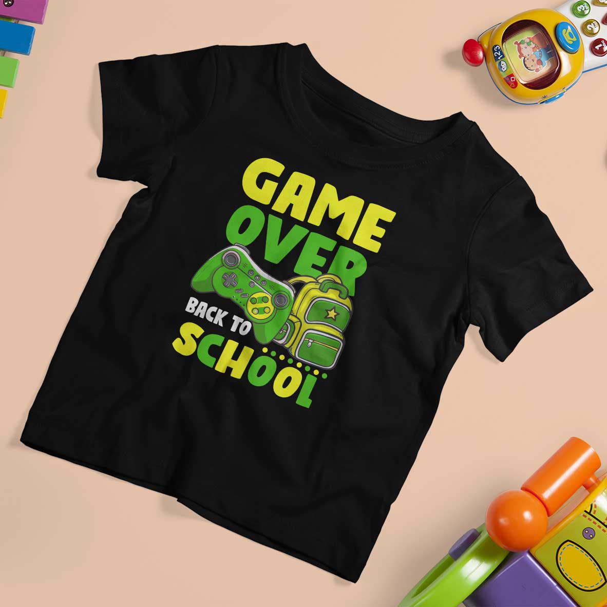 Funny Game Over Back To School T Shirt For Kid - Wonder Print Shop