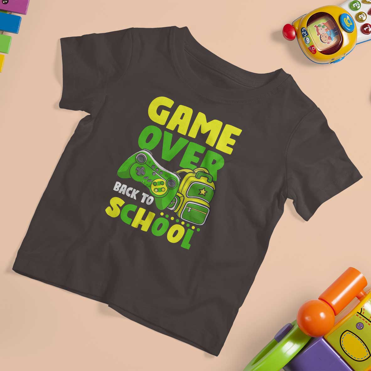 Funny Game Over Back To School T Shirt For Kid - Wonder Print Shop