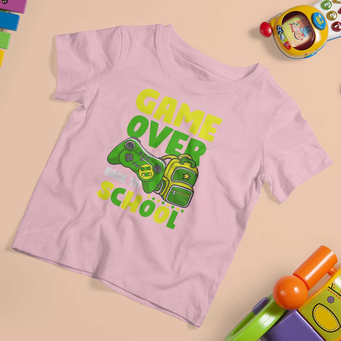 Funny Game Over Back To School T Shirt For Kid - Wonder Print Shop