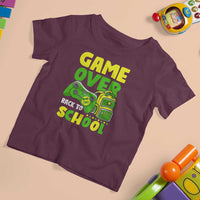 Funny Game Over Back To School T Shirt For Kid - Wonder Print Shop