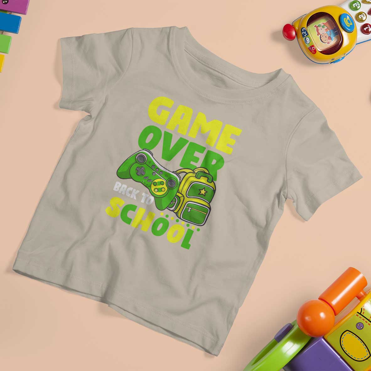 Funny Game Over Back To School T Shirt For Kid - Wonder Print Shop