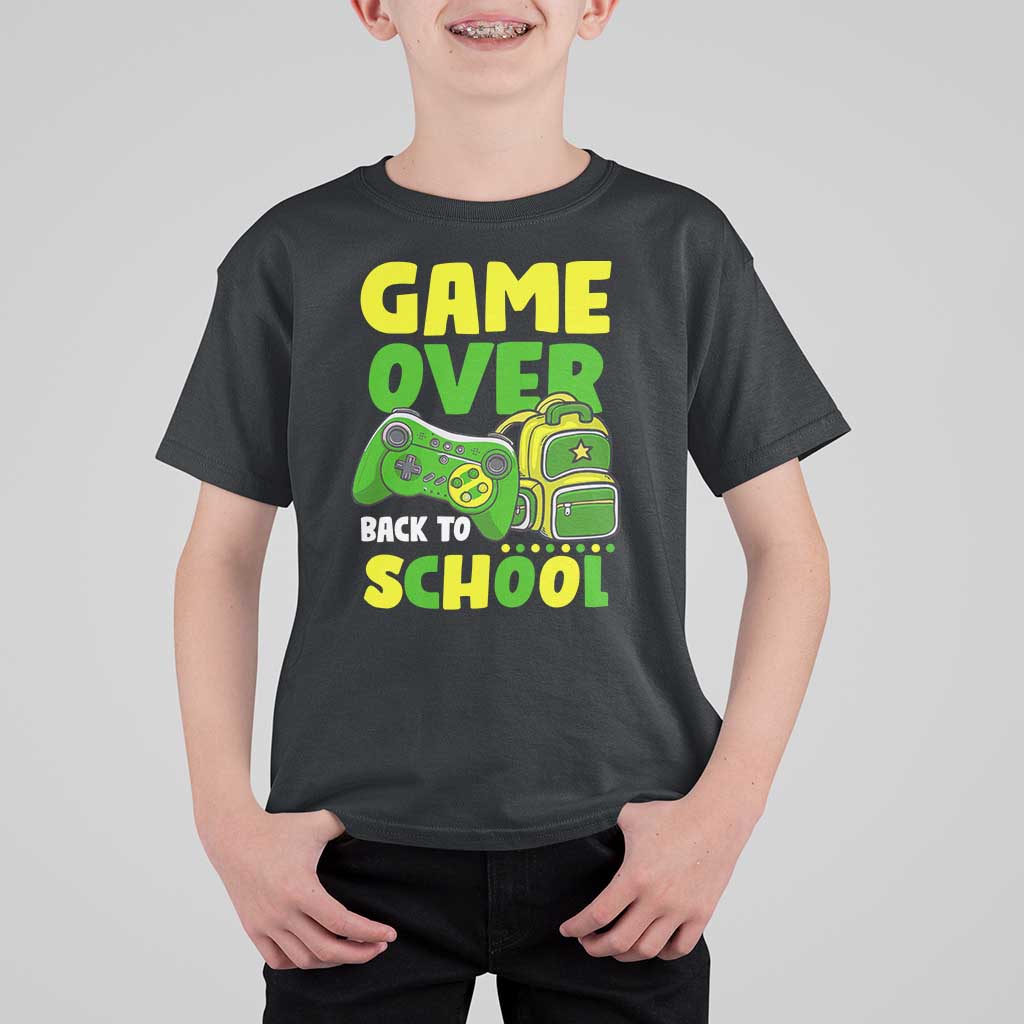 Funny Game Over Back To School T Shirt For Kid - Wonder Print Shop