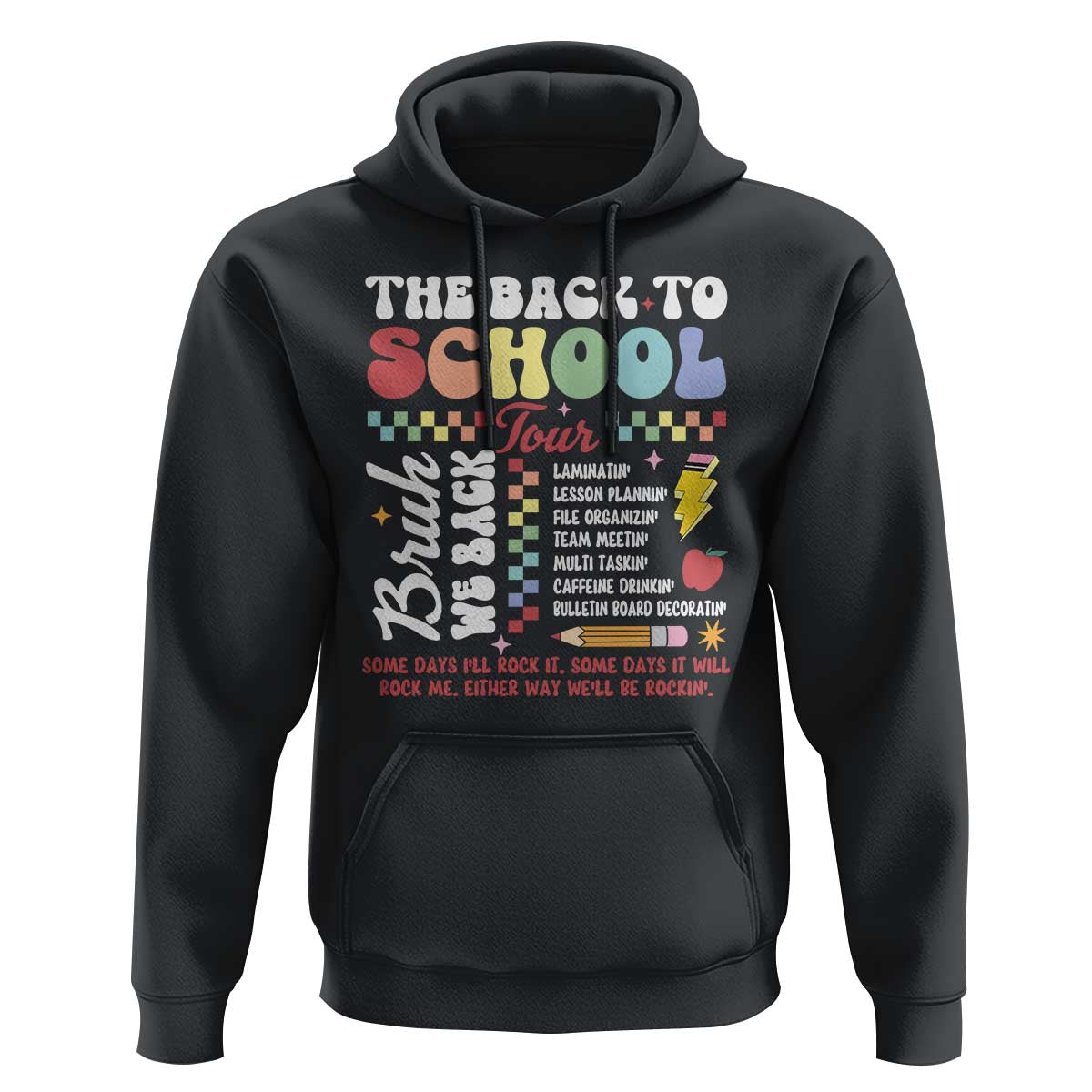 Funny The Back To School Tour Hoodie - Wonder Print Shop