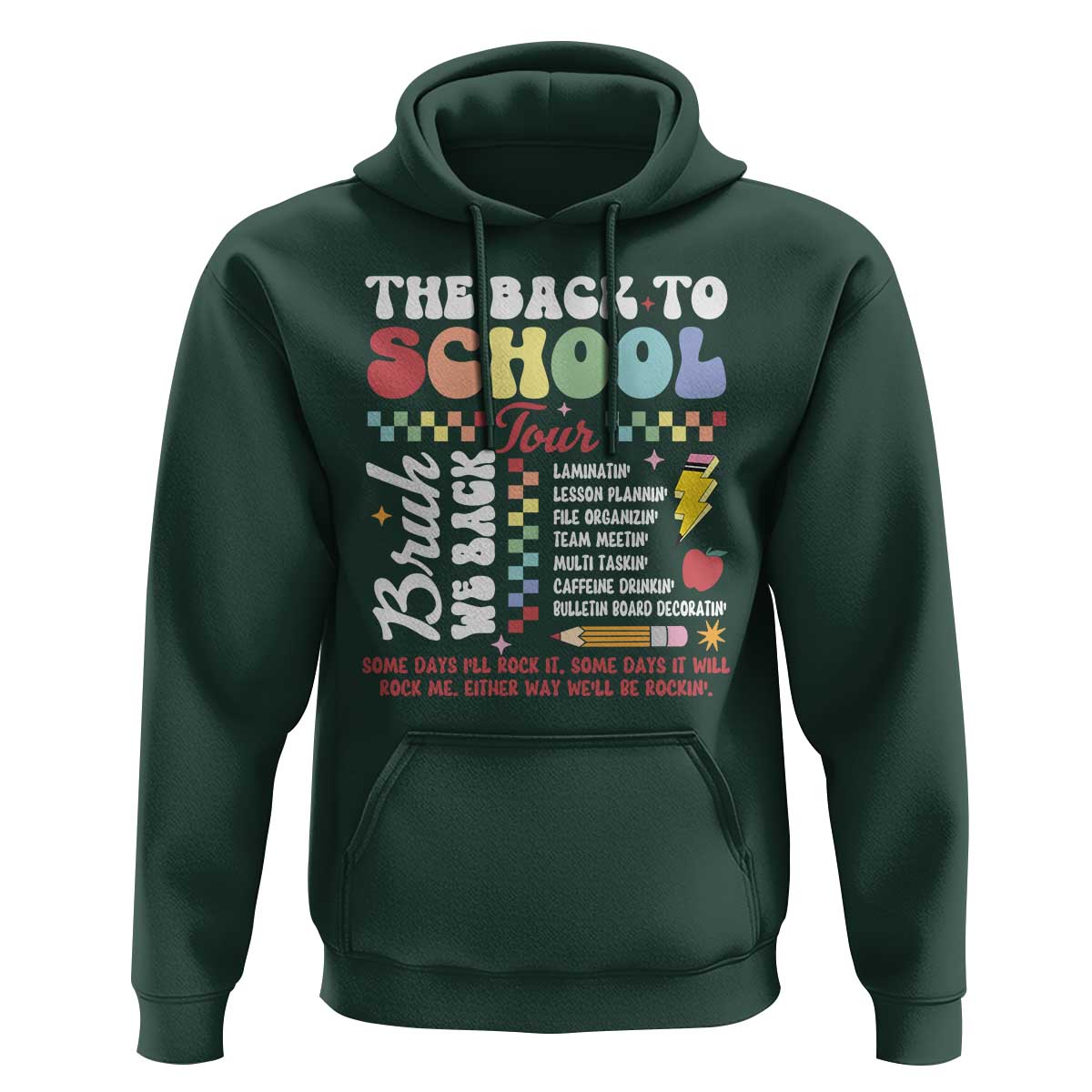 Funny The Back To School Tour Hoodie - Wonder Print Shop