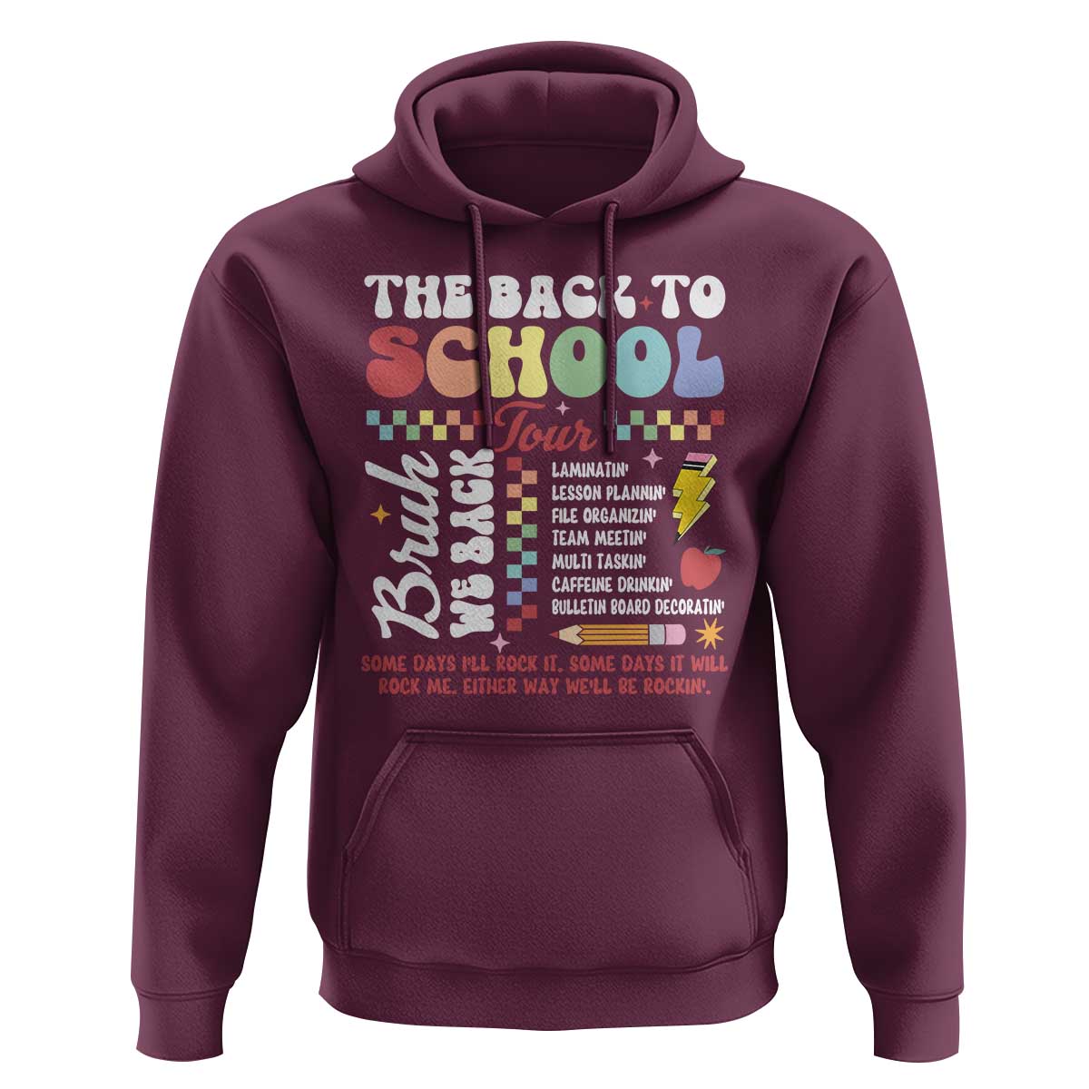 Funny The Back To School Tour Hoodie - Wonder Print Shop