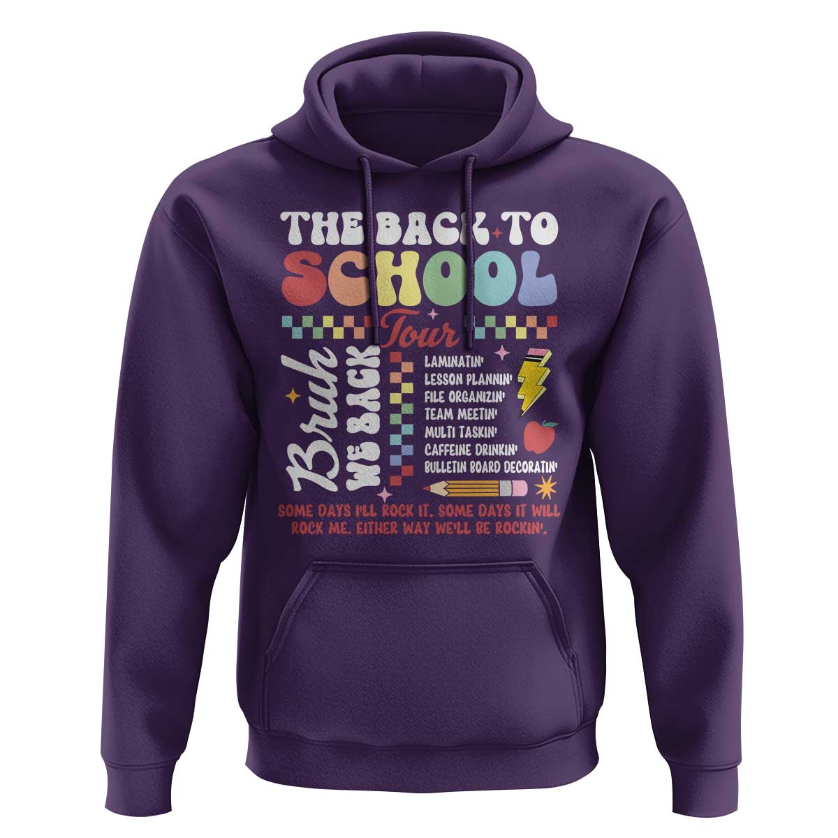 Funny The Back To School Tour Hoodie - Wonder Print Shop