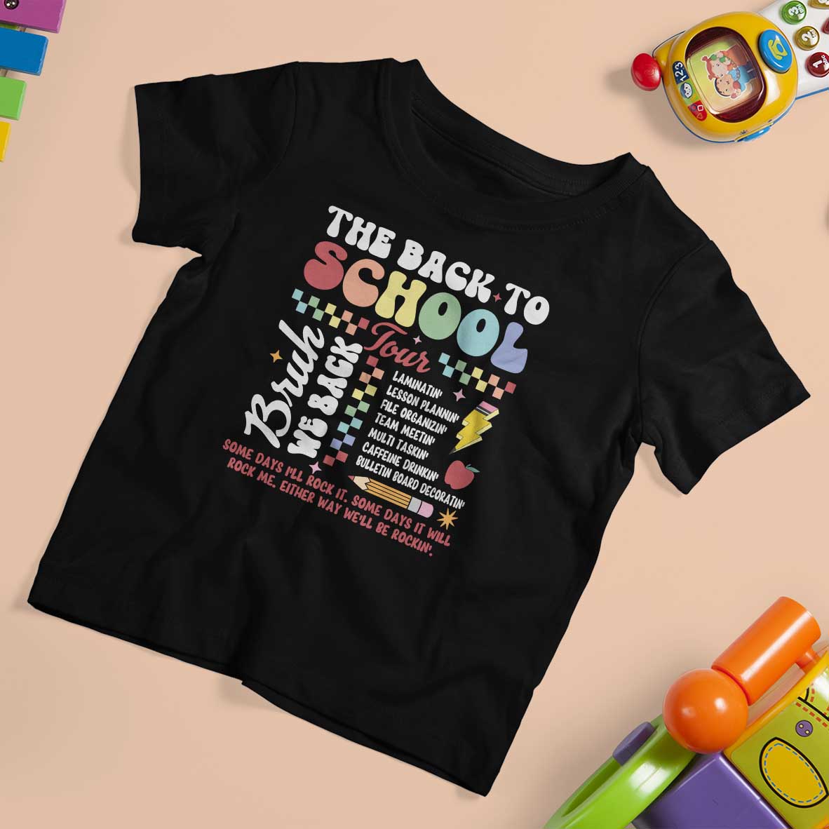 Funny The Back To School Tour T Shirt For Kid - Wonder Print Shop