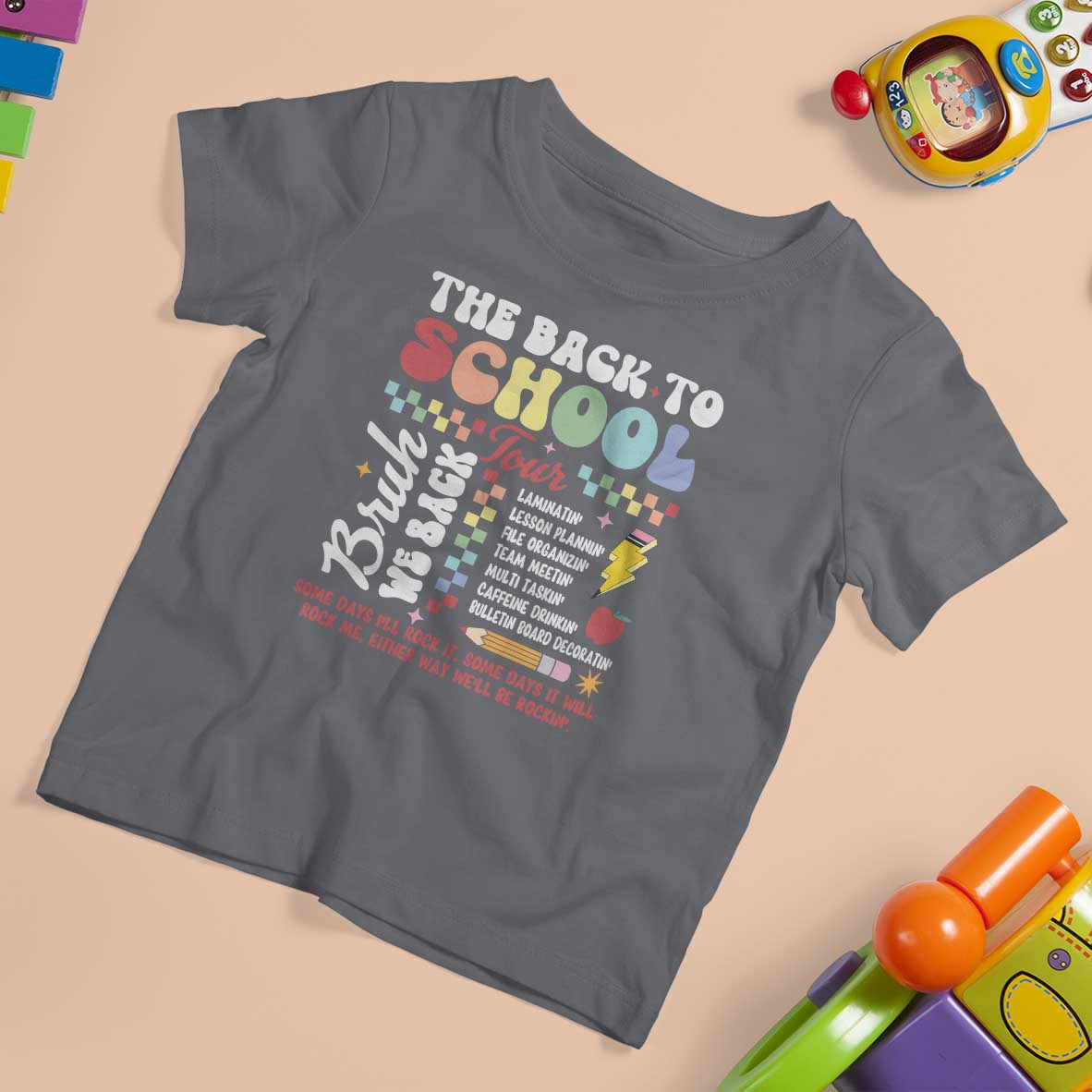 Funny The Back To School Tour T Shirt For Kid - Wonder Print Shop
