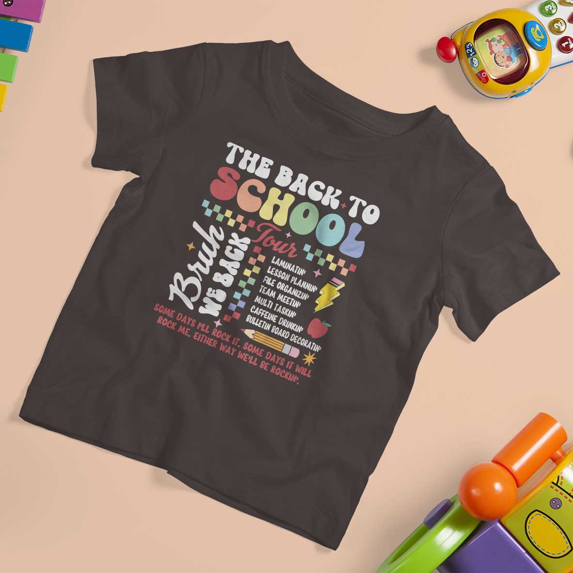 Funny The Back To School Tour T Shirt For Kid - Wonder Print Shop