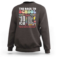 Funny The Back To School Tour Sweatshirt - Wonder Print Shop