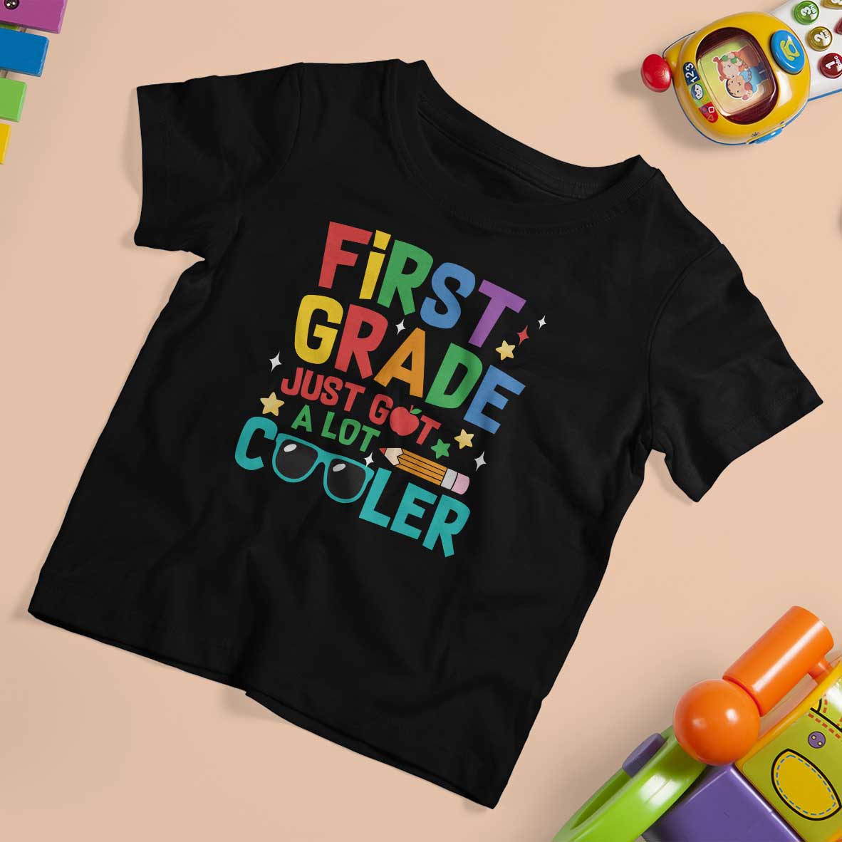 Funny First Grade T Shirt For Kid Just Got A Lot Cooler - Wonder Print Shop