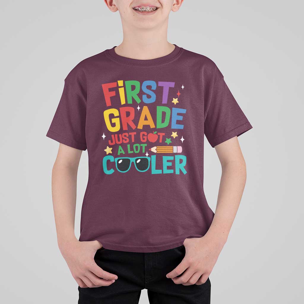 Funny First Grade T Shirt For Kid Just Got A Lot Cooler - Wonder Print Shop