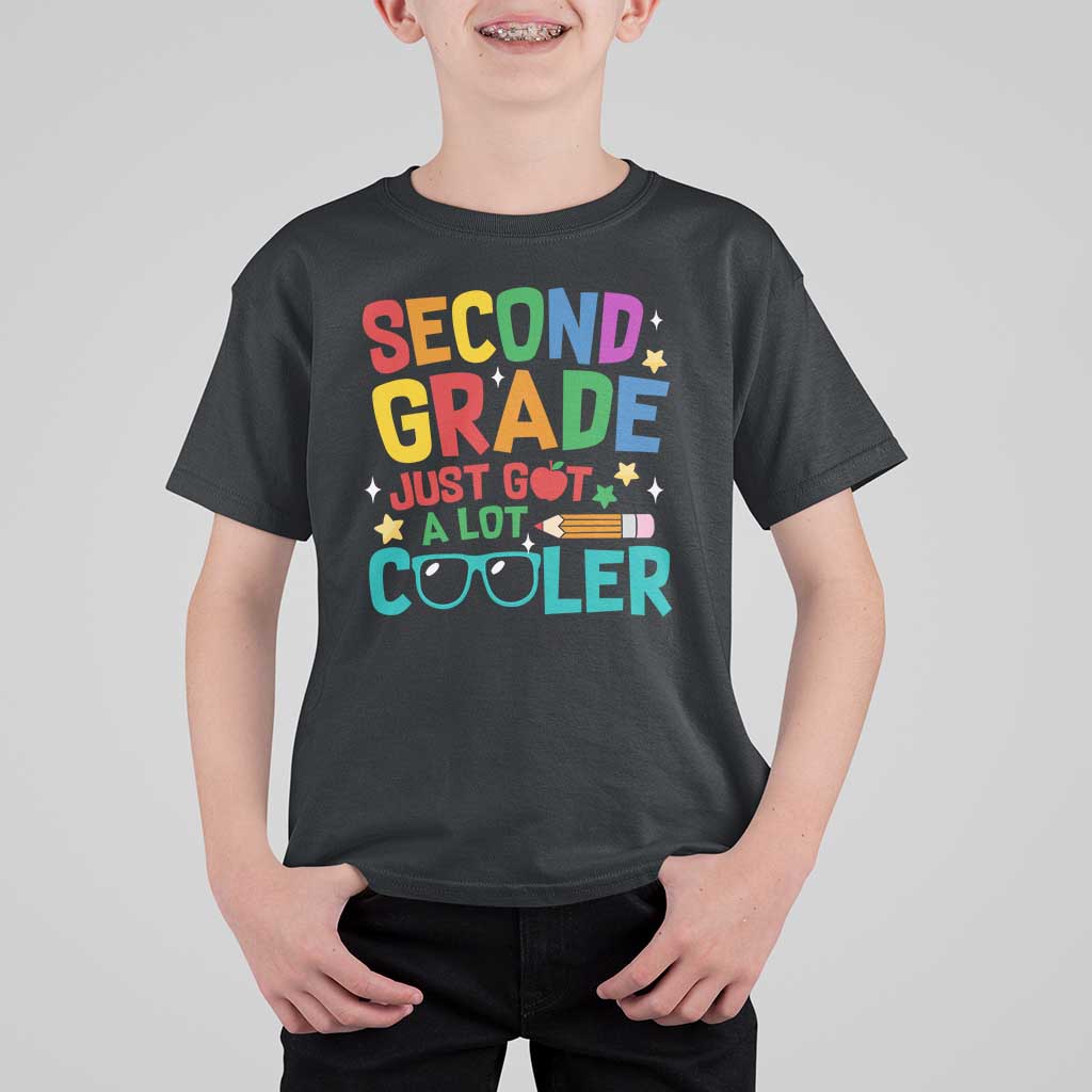 Funny Second Grade T Shirt For Kid Just Got A Lot Cooler - Wonder Print Shop