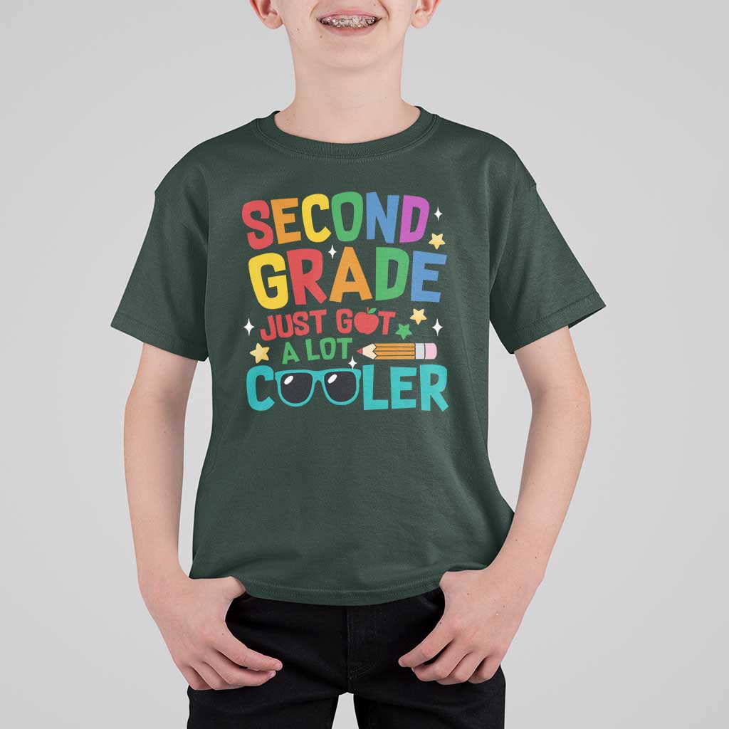 Funny Second Grade T Shirt For Kid Just Got A Lot Cooler - Wonder Print Shop