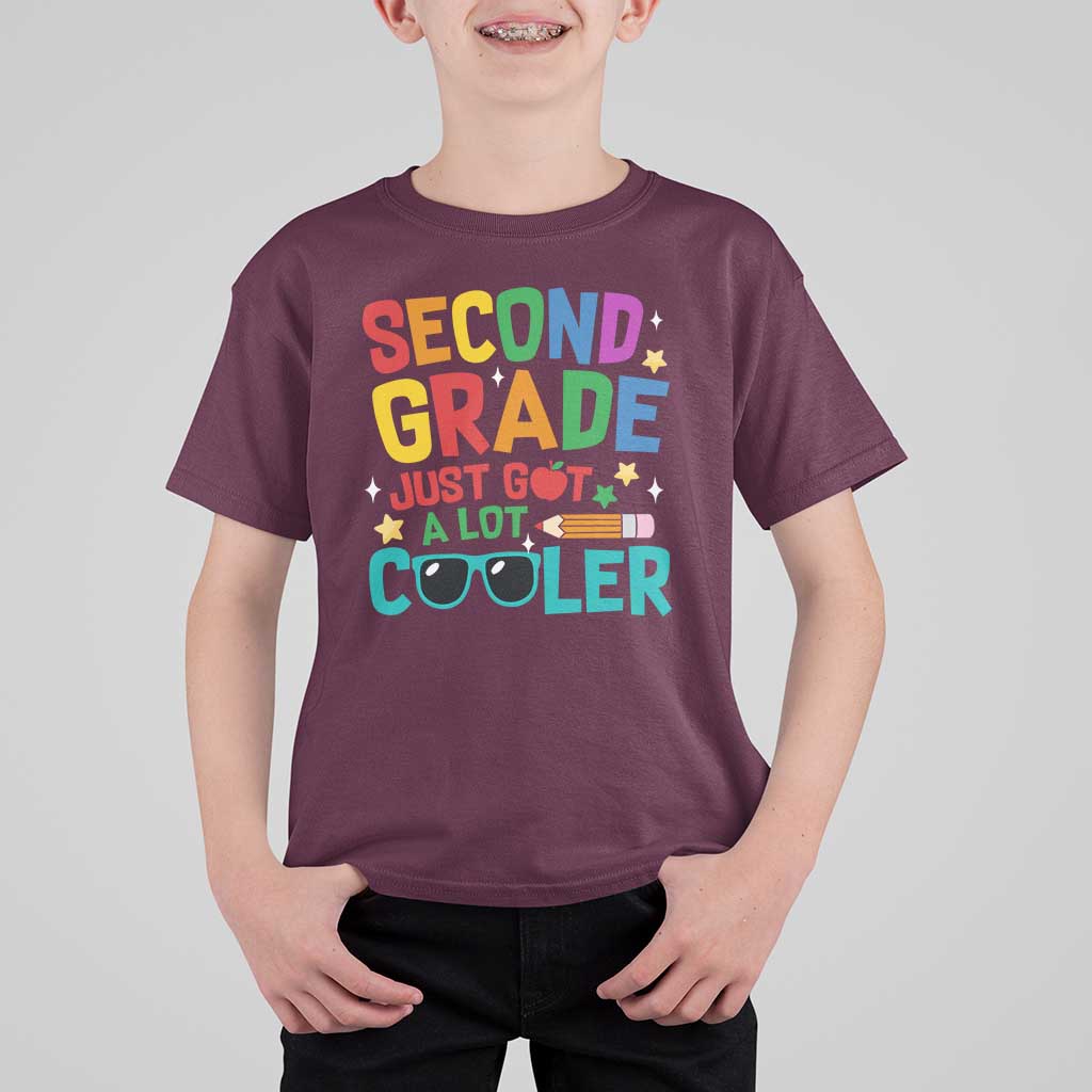 Funny Second Grade T Shirt For Kid Just Got A Lot Cooler - Wonder Print Shop