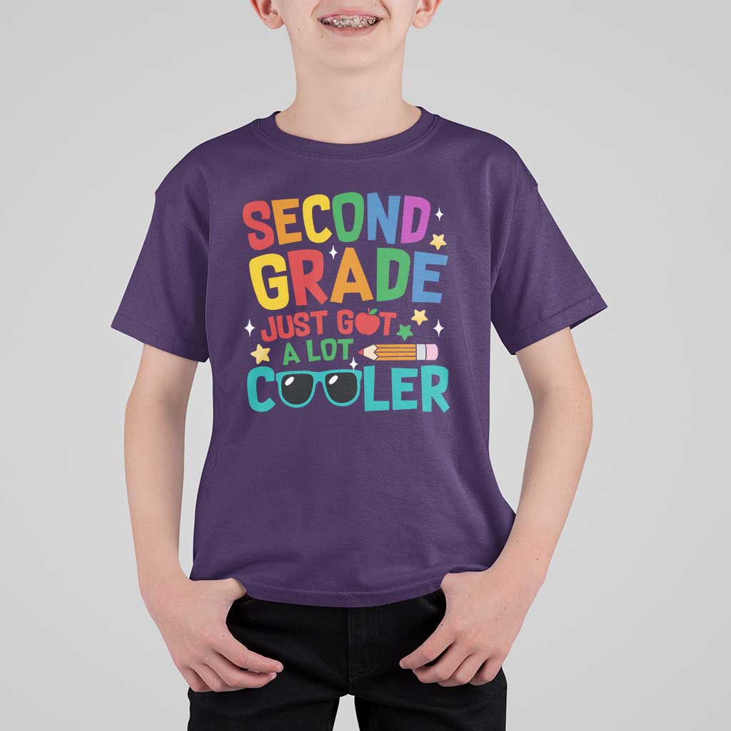 Funny Second Grade T Shirt For Kid Just Got A Lot Cooler - Wonder Print Shop