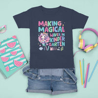 Kindergarten Mermaid Unicorn T Shirt For Kid Making Magical Waves In Kindergarten - Wonder Print Shop
