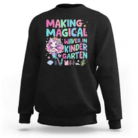 Kindergarten Mermaid Unicorn Sweatshirt Making Magical Waves In Kindergarten - Wonder Print Shop
