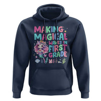 1st Grade Mermaid Unicorn Hoodie Making Magical Waves In First Grade - Wonder Print Shop