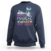 1st Grade Mermaid Sweatshirt Making Magical Waves In First Grade - Wonder Print Shop