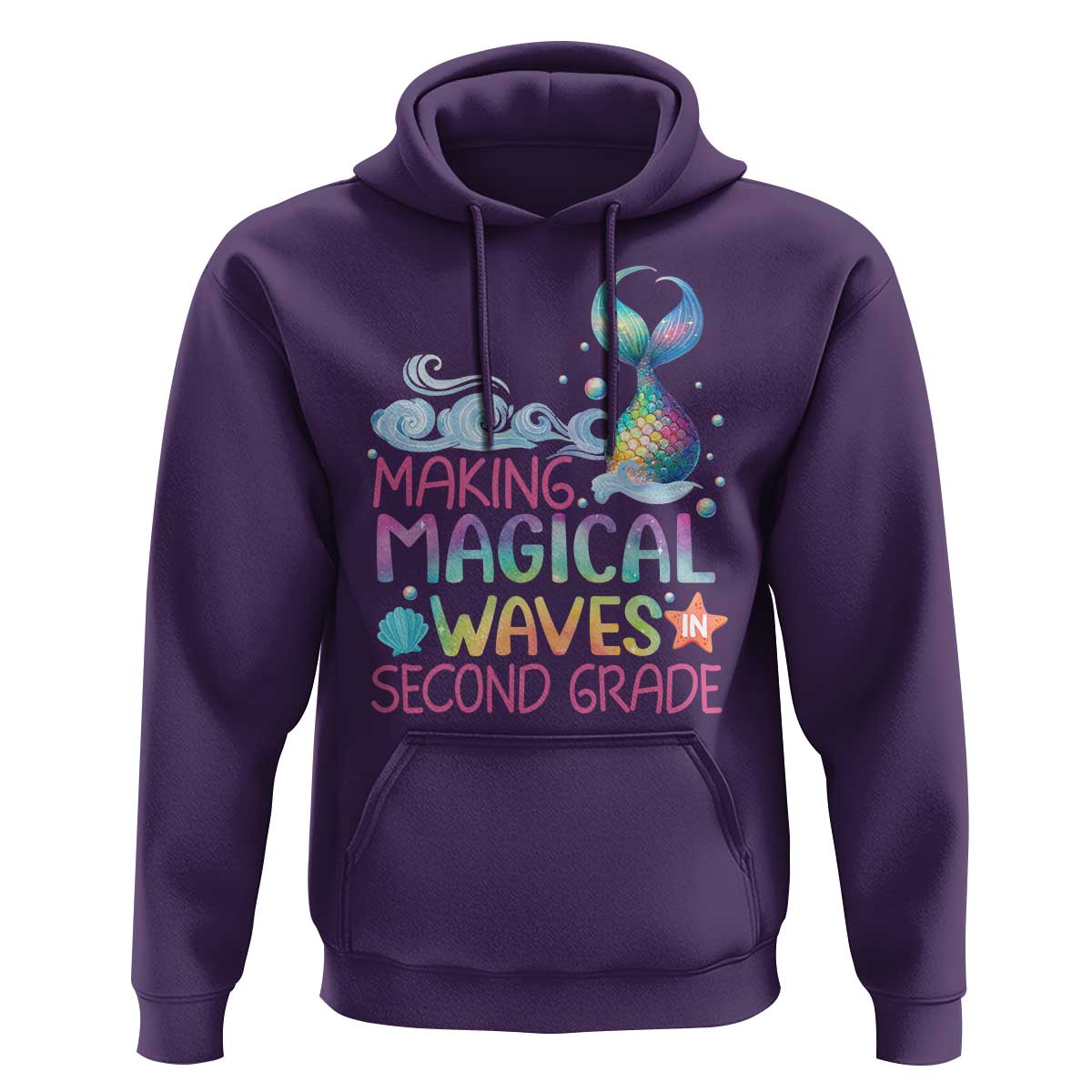 2nd Grade Mermaid Hoodie Making Magical Waves In Second Grade - Wonder Print Shop