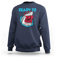 Funny Shark Ready To Attack 2nd Grade Sweatshirt - Wonder Print Shop