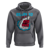 Funny Shark Ready To Attack 4th Grade Hoodie - Wonder Print Shop