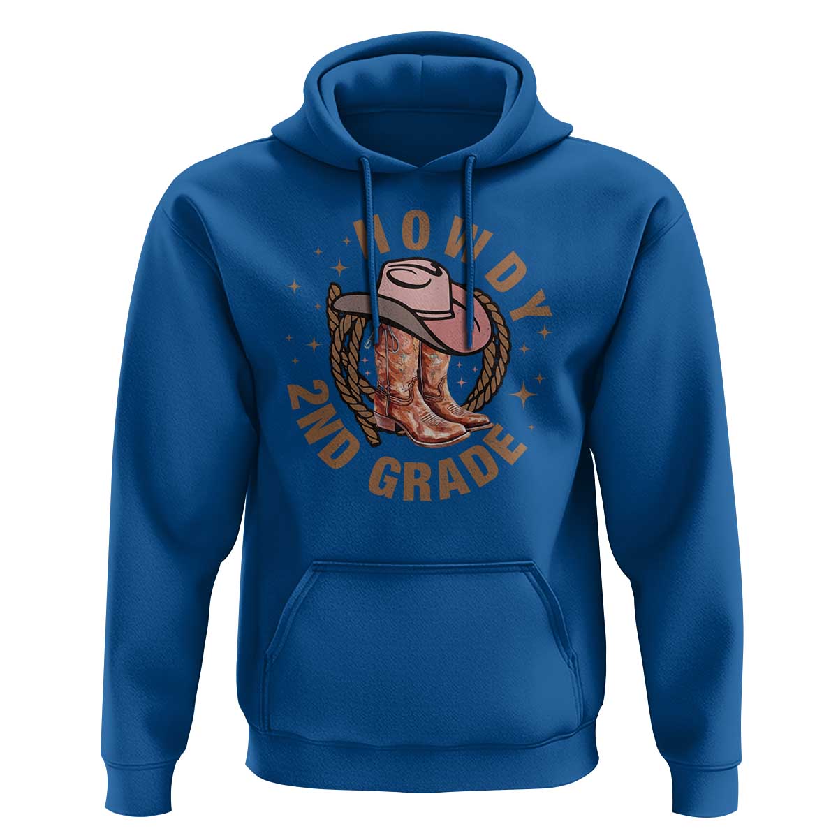 Funny Howdy 2nd Grade Cowboy Hoodie - Wonder Print Shop