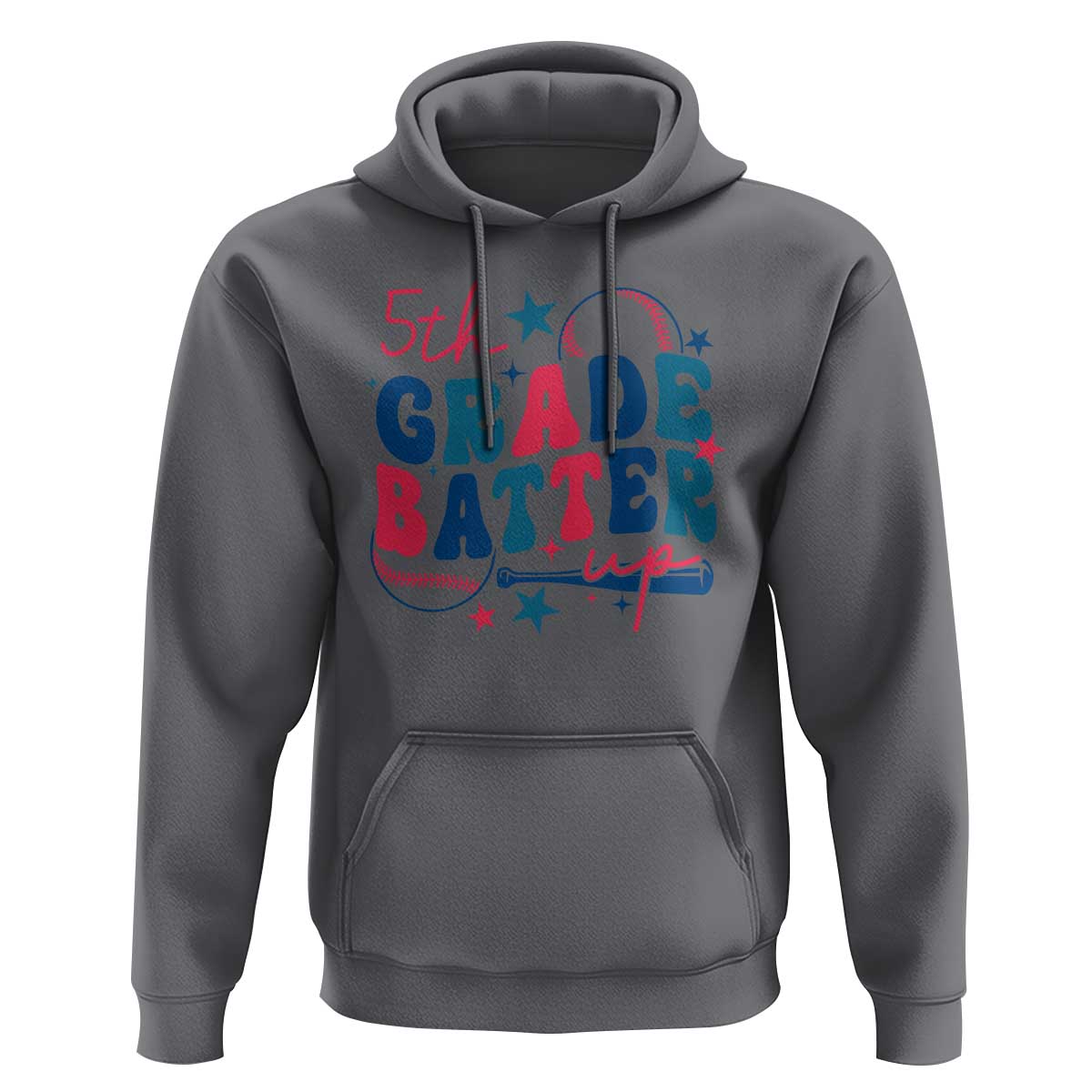 5th Grade Baseball Player Hoodie Batter Up Back To School - Wonder Print Shop