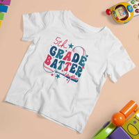 5th Grade Baseball Player T Shirt For Kid Batter Up Back To School - Wonder Print Shop