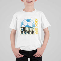 4th Grade Soccer Player T Shirt For Kid Ready To Kick Off Fourth Grade - Wonder Print Shop